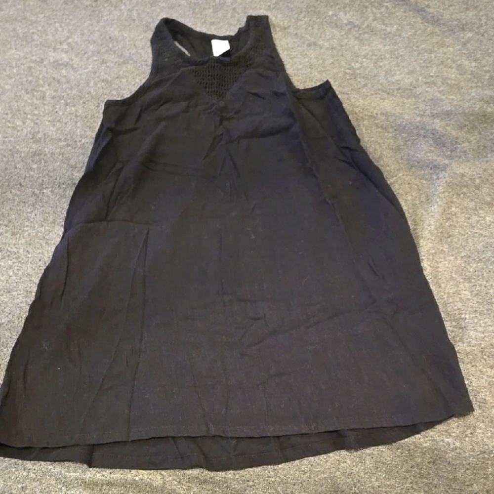 Tucker + Tate Black Sleeveless Swimsuit Coverup